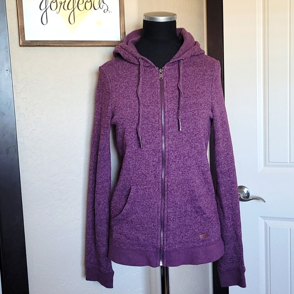 Roxy Jackets & Blazers - Roxy Zipper hoodie Jacket purple S